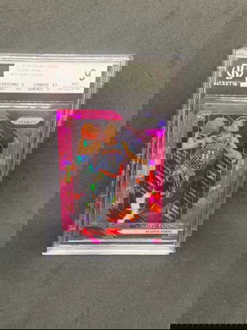 2018 Prizm Pink Ice Trae Young BGS 9 