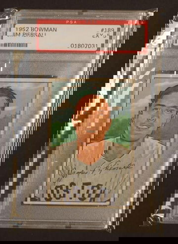 1952 Bowman Jim Piersall #189 PSA 5