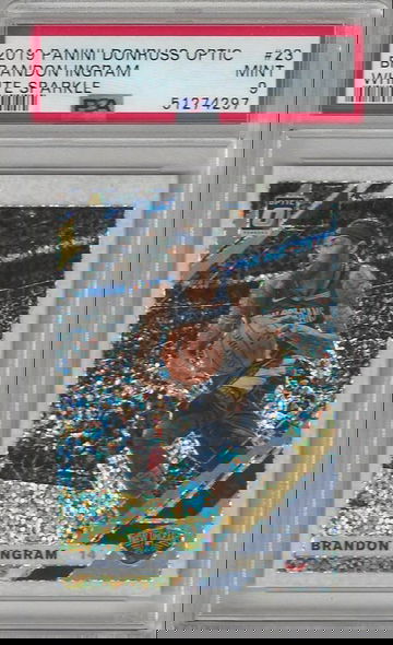 2019 Panini Donruss  Optic Brandon Ingram White Sparkle PSA 9