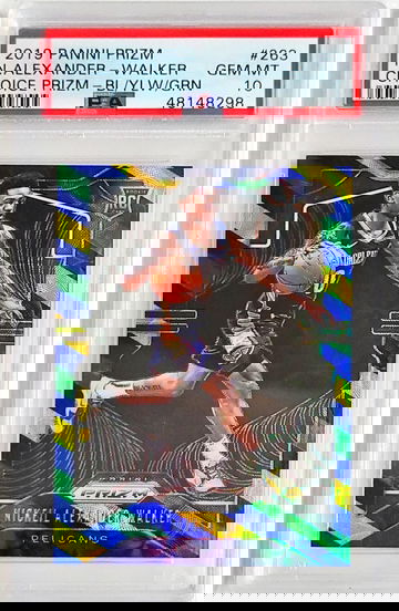 Nickeil Alexander Walker Blue Yellow Green BYG Choice Prizm PSA 10 