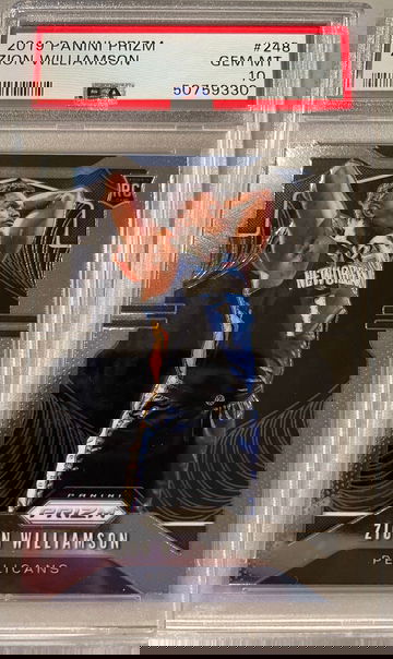 2019 Prizm Zion Williamson PSA 10