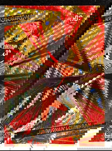 2024-25 Panini Revolution Basketball #108 Donovan Clingan RC Groove Trailblazers