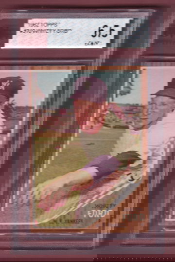 1962 Topps #310 Whitey Ford BVG 6.5