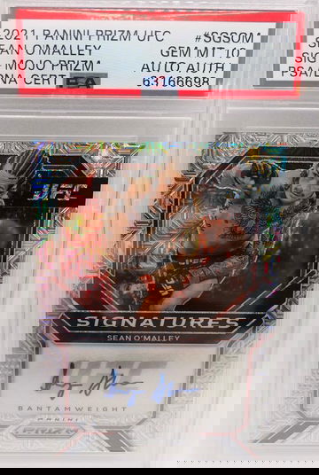 2021 UFC Panini Prizm Sean O’Malley MOJO Auto PSA 10