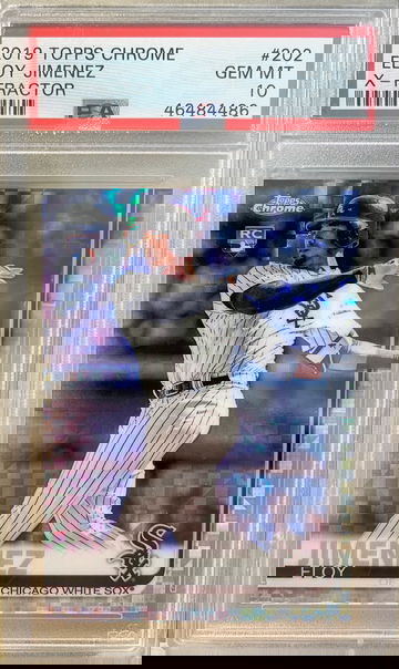 2019 Topps Chrome Eloy Jimenez Xfractor PSA 10