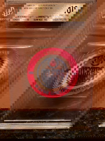 1984-85 7-ELEVEN DISCS Wayne Gretzky 99 #16 BGS 10 Pristine (Pop of 2) *RARE*