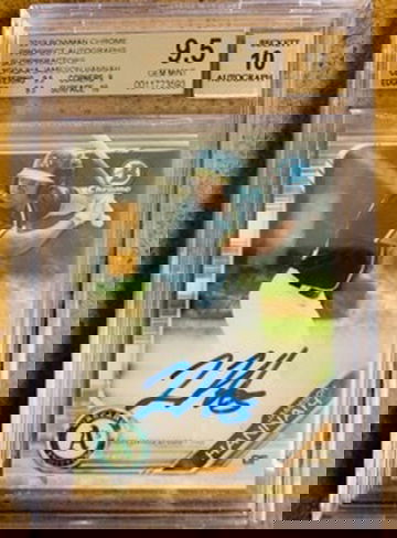 Jameson Hannah BGS 9.5 2019 Bowman Chrome SUPERFRACTOR 1/1 RC Prospect Auto 