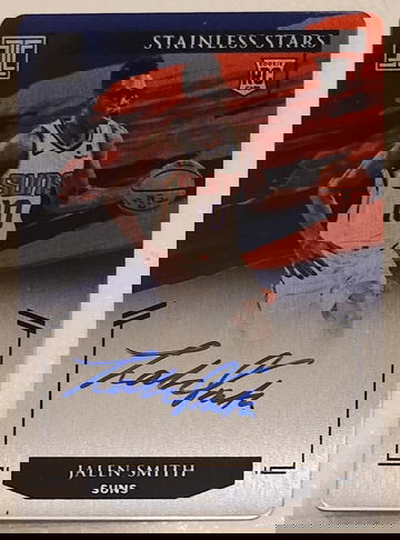 2020-21 Panini Impeccable Stainless Stars Blue JALEN Smith Rookie RC ON CARD AUTO 69/75 SSA-JAL