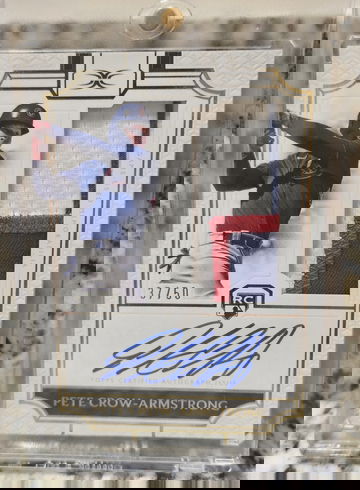 2024 Topps Definitive Pete Crow-Armstrong RC Logo Patch Auto /50 RPA Cubs Rookie