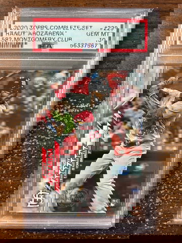 2020 Topps Complete Set 229 Randy Arozarena RC 582 Montgomery Club PSA 10