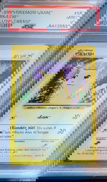 1999 pokemon  pikachu psa 9 BRAND NEW SLAB