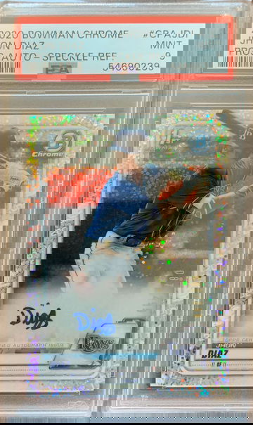 2020 Bowman Jhon Diaz 1st Auto Speckle /299 PSA 9 Mint