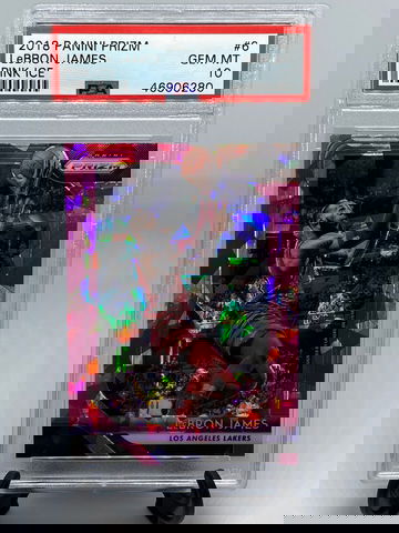 2018 Prizm Lebron James Pink Ice PSA 10