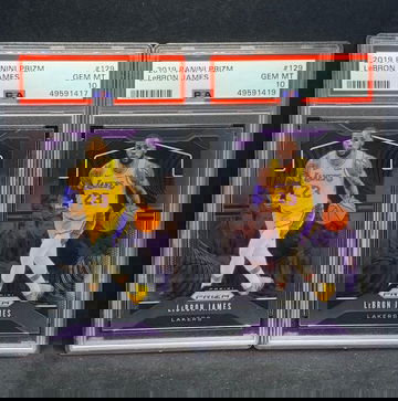 (2) 2019 Prizm Lebron James PSA 10