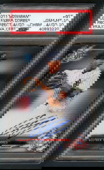 Gleyber Torres PSA 10/10 Pop 5