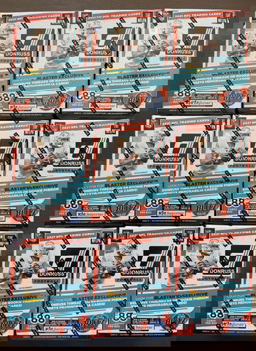 2021 Donruss Football Blaster Box Lot (9) Factory Sealed