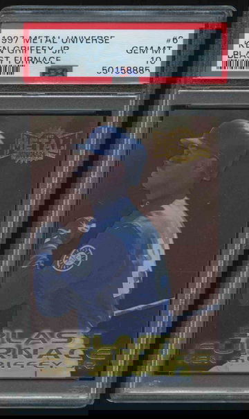 1997 Metal Universe Blast Furnace #6 Ken Griffey Jr. PSA 10 Gem Mint 