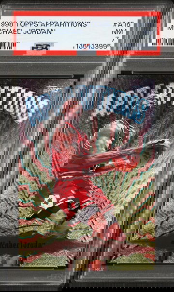 Michael Jordan 1998 Topps Apparitions PSA 7