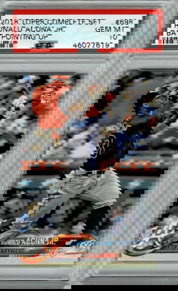 2018 Topps Ronald Acuna Jr. 698 PSA 10 