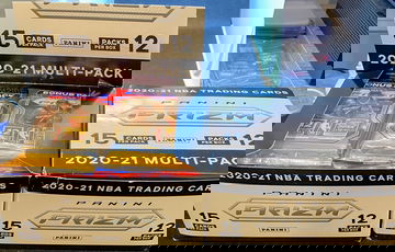 2 Boxes of 2020-21 NBA Prizm Cello Boxes - 12 Packs/box