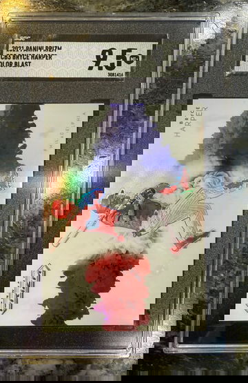 2021 Panini Prizm Bryce Harper Color Blast SGC 9.5