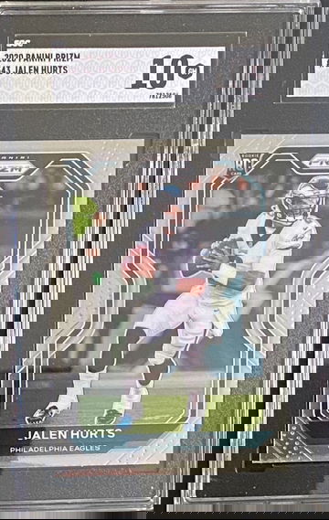 2020 Prizm Jalen Hurts SGC 10 Rookie RC Panini