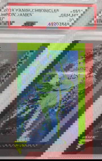 2019 Chronicles Flux Red Prizm LeBron James /149 ... PSA 10 POP 24