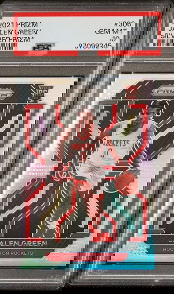 2021 Panini Prizm Jalen Green Rookie Silver Prizm PSA 10