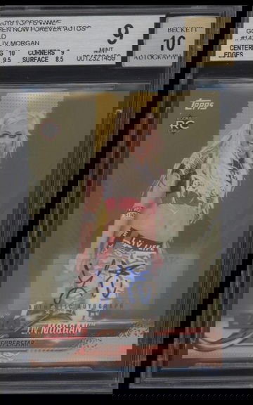 Liv Morgan 2018 Topps WWE Then Now Forever Auto Gold /10 #147 BGS 9