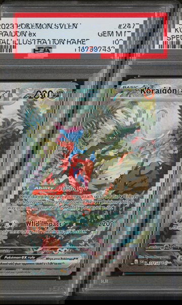 2023 Pokemon Scarlet and Violet Special Illustration Rare Koraidon Ex #247 PSA 10