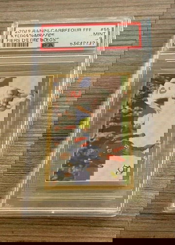 2018 Panini Carrefour FFF #53 Kylian Mbappe Fiers D'etre Bleus PSA 9 MINT POP 7