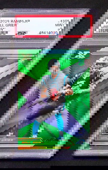 2019 Panini XR Football - Will Grier - Rookie Green SSP /5 PSA 9 Mint