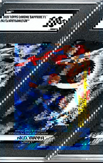 2020 Chrome SAPPHIRE F1 Lewis Hamilton SGC 10 GM #142 Gem Mint