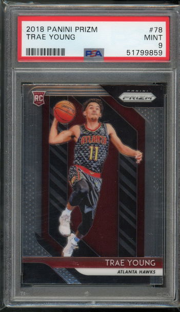2018 Prizm Trae Young PSA 9 
