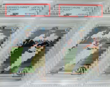 2 Robert Puason 2020 Bowman Chrome First PSA 10