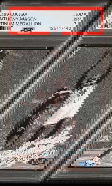 Anthony Mason 1997 Fleer Ultra Platinum Medallion PSA 7