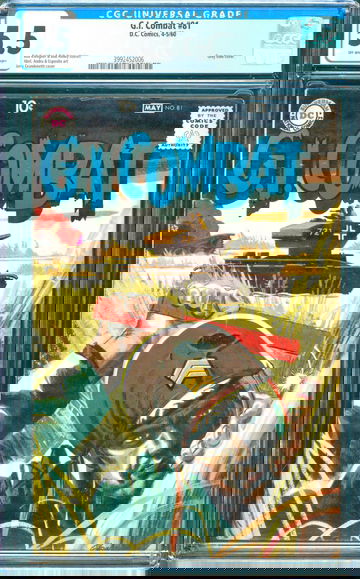 G.I. Combat #81 (1960) CGC 5.5 -- Grey tone war cover by Jerry Grandenetti