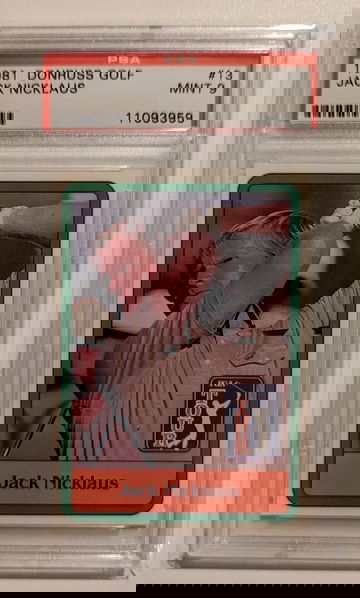 1981 Donruss Jack Nicklaus Rookie PSA 9 RC POP 1082