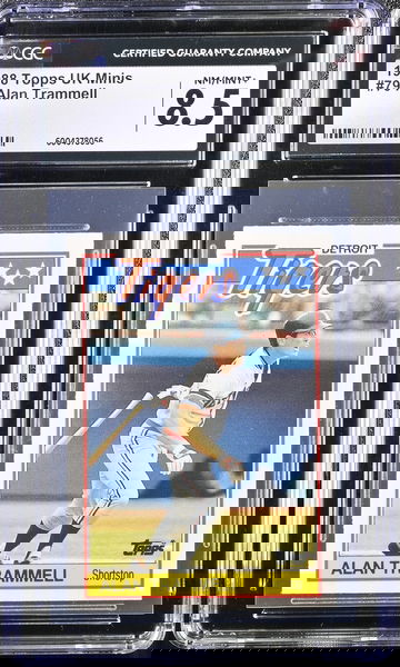 1988 TOPPS ALAN TRAMMELL #79 CGC 8.5