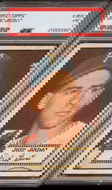 1952 TOPPS #369 Dick Groat - PSA 1 PR #91933396 Pirates