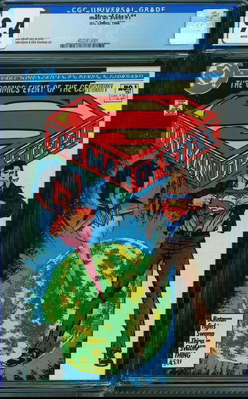 MAN OF STEEL, THE (1986) #1 DC CGC NM: 9.4