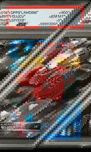 2016 Topps Chrome Sapphire Edition #500 Albert Pujols PSA 10