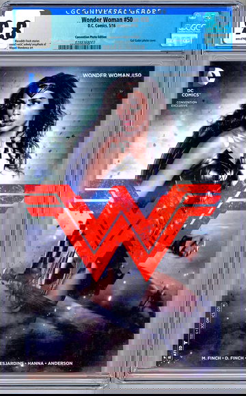 WONDER WOMAN #50 CGC 9.8 *GAL GADOT MOVIE PHOTO CVR* WONDERCON EXCLUSIVE 2016