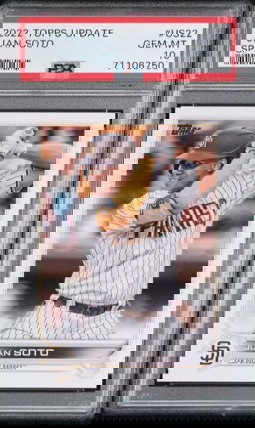 2022 Topps Update Juan Soto US22 Short Print - PSA 10 - San Diego Padres