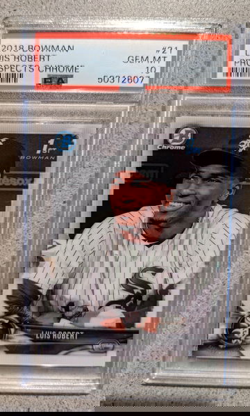 2018 Bowman Chrome Luis Robert PSA 10