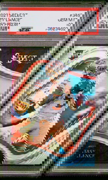 2021 Select Trey Lance Silver Prizm PSA 10