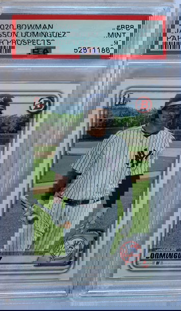 2020 Bowman Jasson Dominguez Paper Prospects PSA 9