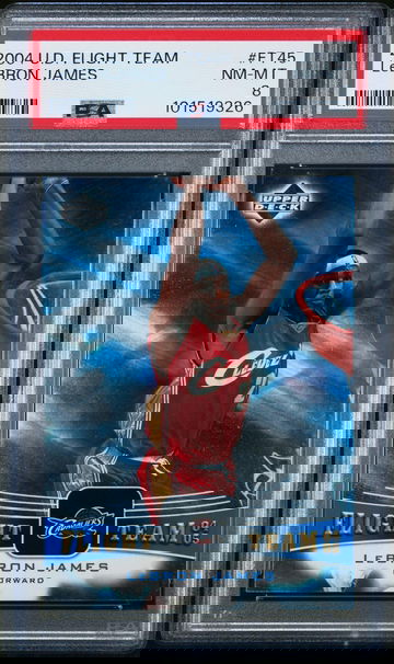 2004 Upper Deck Flight Team LeBron James #FT45 PSA 8