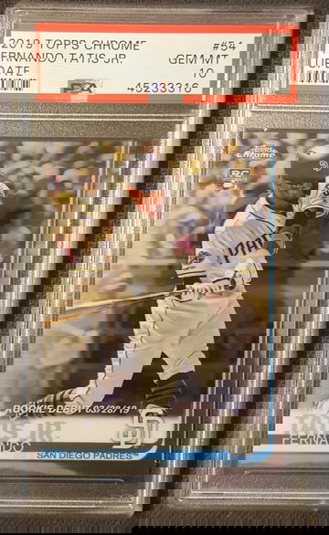 2019 Topps Chrome Update Fernando Tatis Jr PSA 10