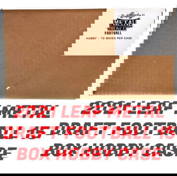 2021 LEAF METAL DRAFT FOOTBALL 15 BOX SEALED CASE